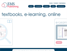 Tablet Screenshot of emspublishing.co.uk